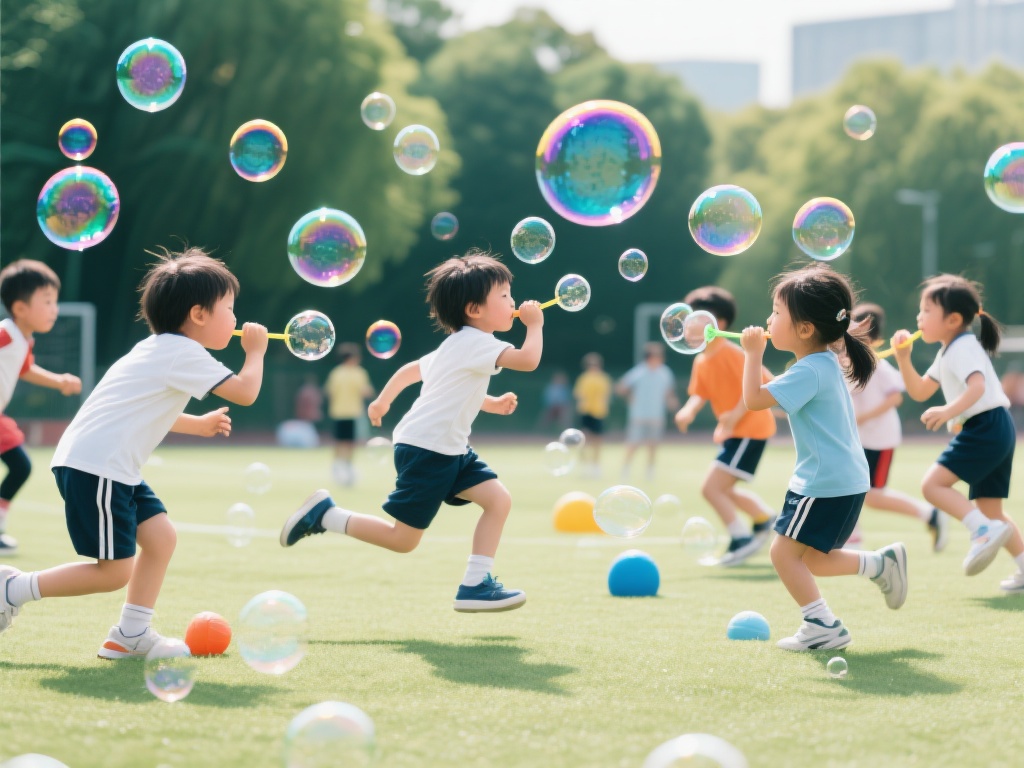 爱吹泡泡体育游戏 (爱吹泡泡体育游戏:欢乐竞技新体验!) 爱吹泡泡体育游戏是一种将吹泡泡的趣味性与体育活动相