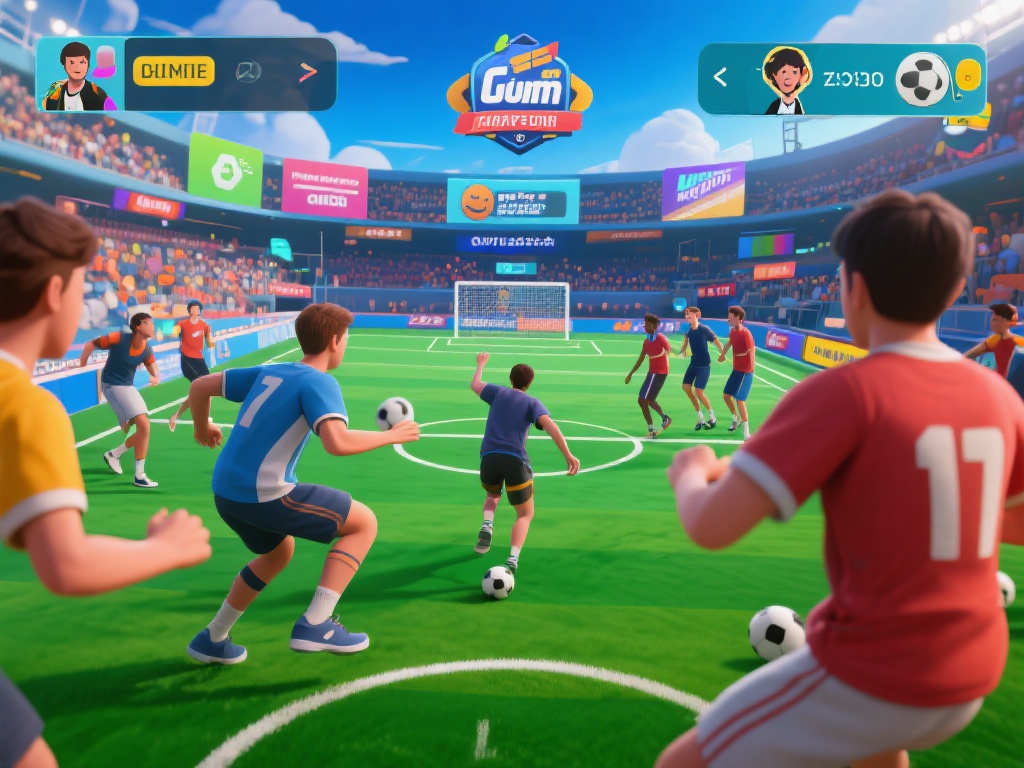 体育游戏不仅仅对个人健康有益，还能促进社交互动。通