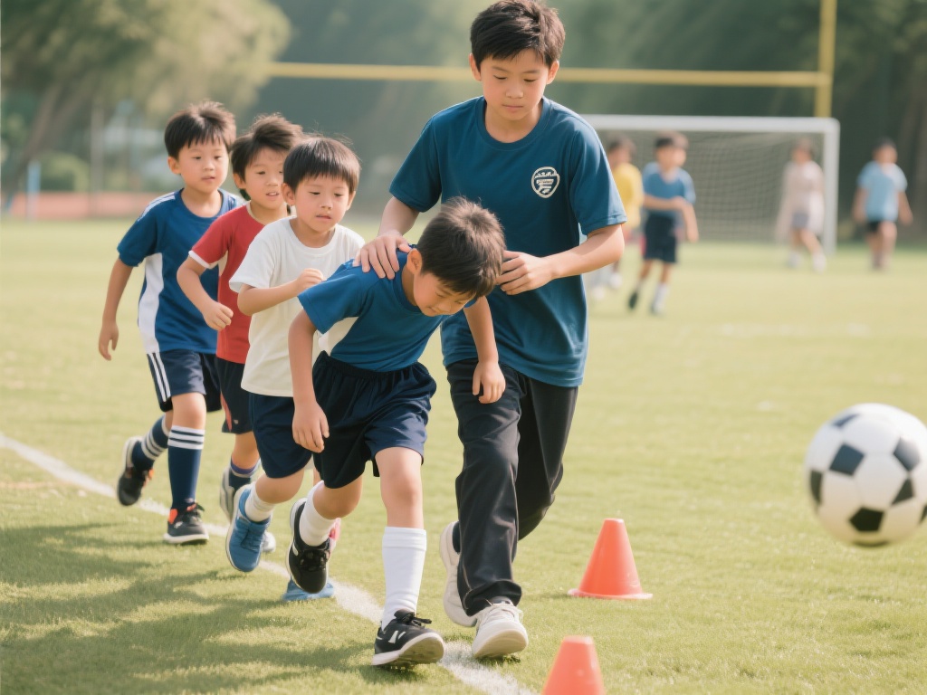 在体育游戏中，同伴爱往往通过一些细微的举动展现出来