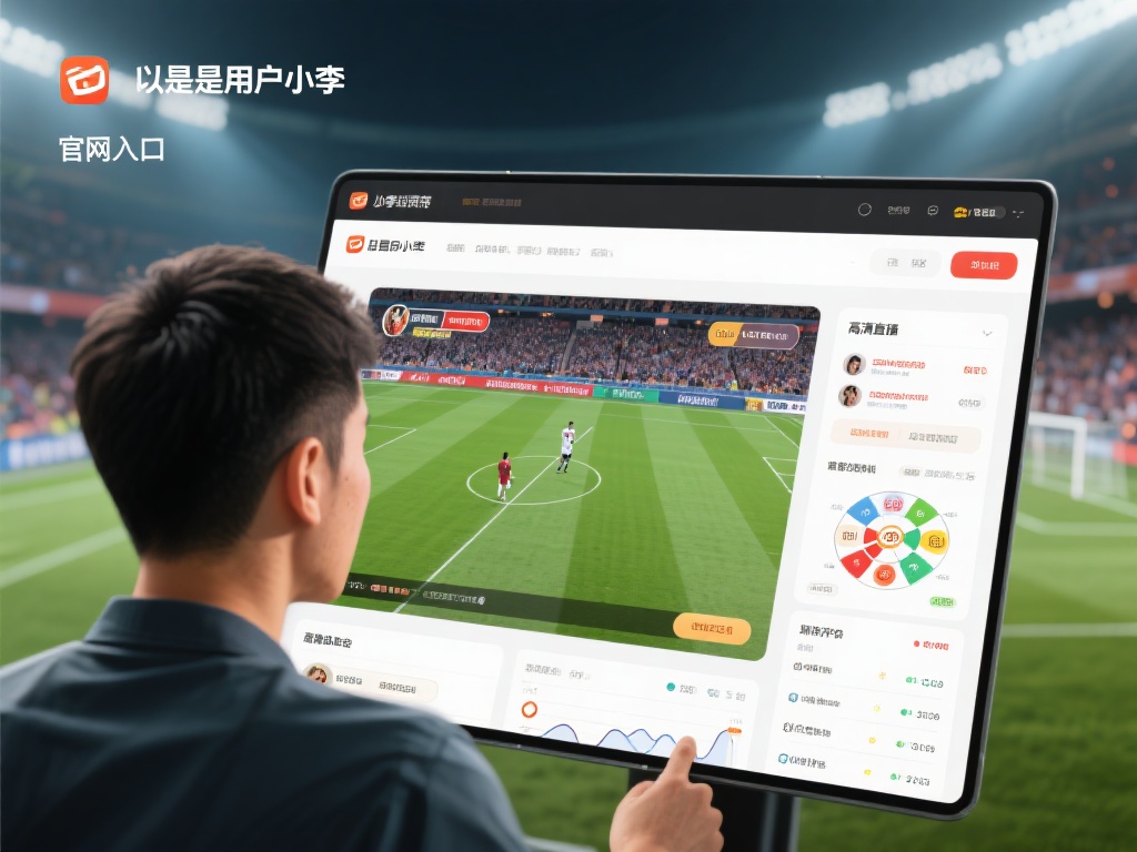 以一位用户小李的经历为例，他在平台上关注了一场足球