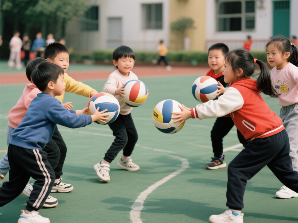 此外，皮球还能成为团队合作的桥梁。在分组传球的游戏